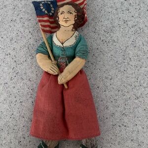Hallmark Patriotic Cloth doll Molly Pitcher Women’s History